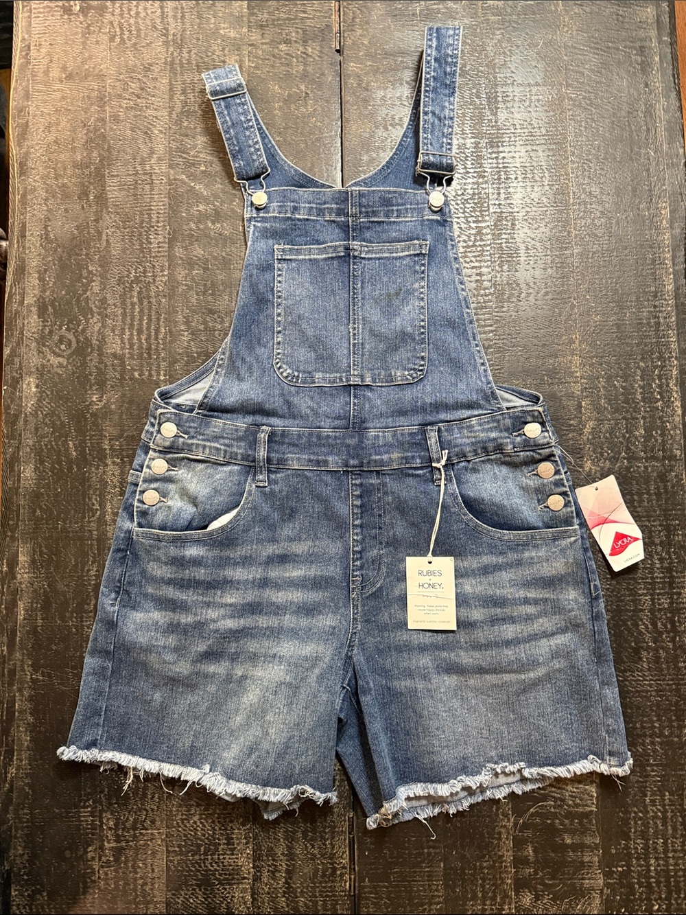Rubie's Blue Denim Short Overalls